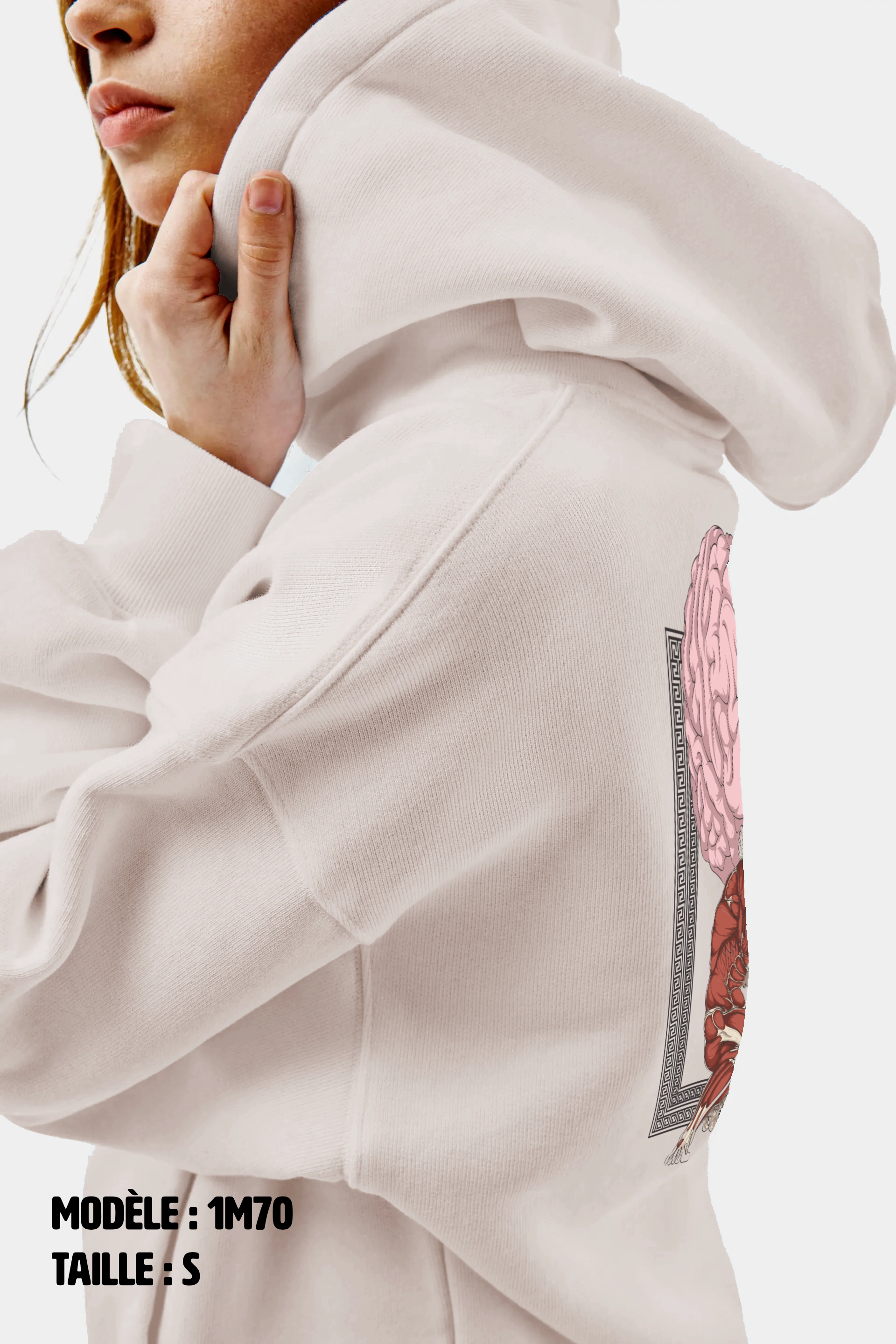 Hoodie anatomique Atlas En Chair et en Os femme